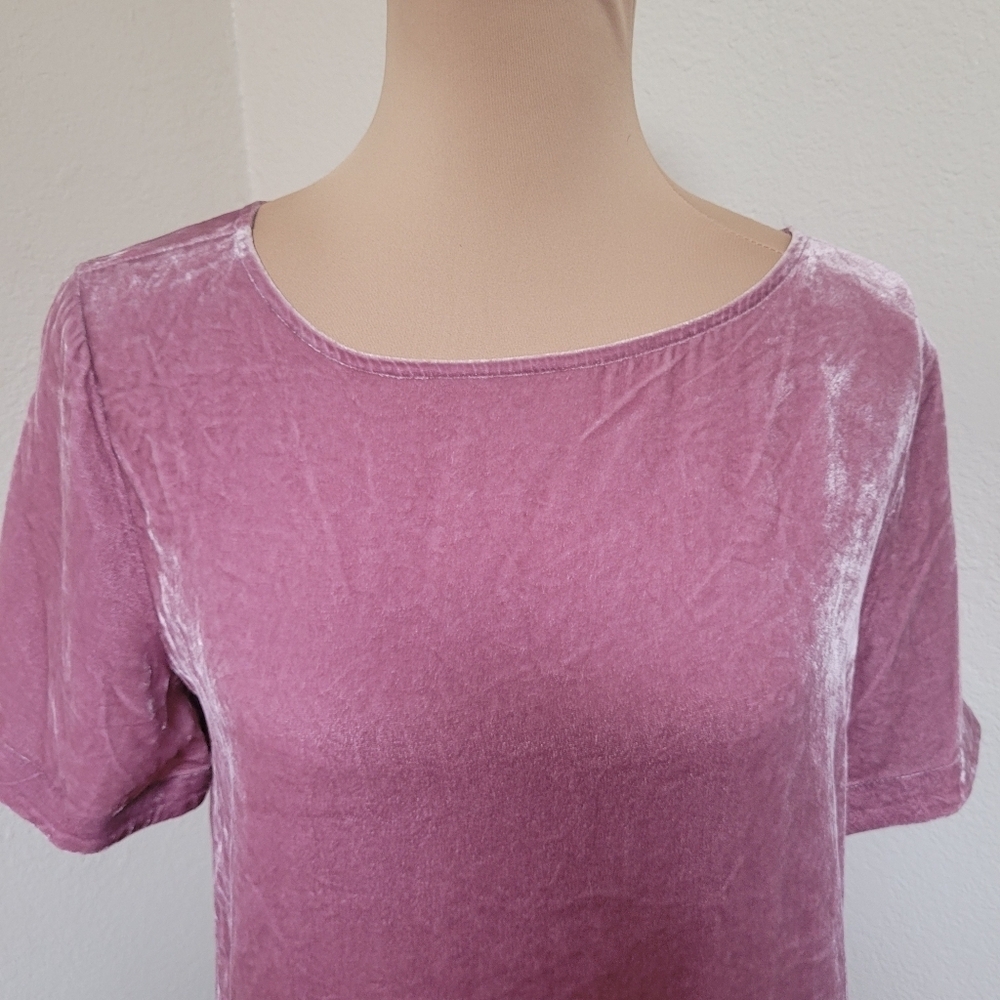 Sundance Lavender Velour Blouse - Picture 3 of 5